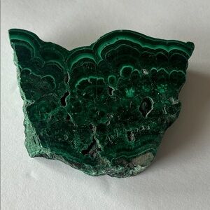 💎 Raw Malachite Slab Mineral Specimen